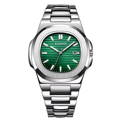 2025 New Hot Selling Luxury Men'S Business Wrist Watch Retro Square Waterproof Luminous Quartz Watch for Men