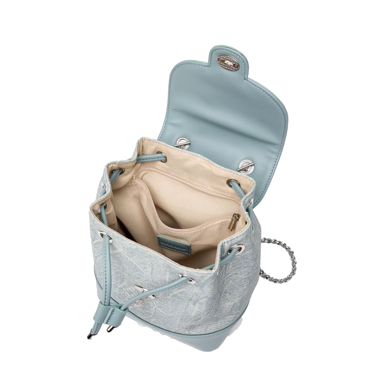 Designer PVC Women'S Bag Small Fashionable Chain Bag for Girl Lightweight Women'S Backpack