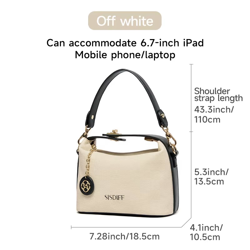Premium Women'S Cross-Body Shoulder Bag Designer Fashion Purses Handbags with Zipper Closure Two Handles/Straps Polyester Lining