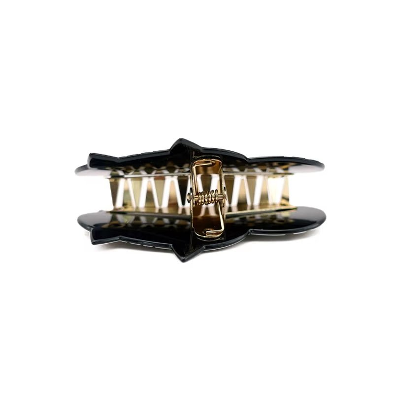 CANYUAN 10Cm White Engraved Metal Animal Hair Claws Cute Metal Claw Clips for Thick Hair - MCROONS.COM