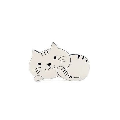 CANYUAN 10Cm White Engraved Metal Animal Hair Claws Cute Metal Claw Clips for Thick Hair - MCROONS.COM