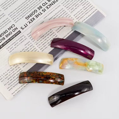 CANYUAN Classic 9.3 Square Acetate Hair Clip Cute Custom Color LOGO Hair Accessories for Party - MCROONS.COM
