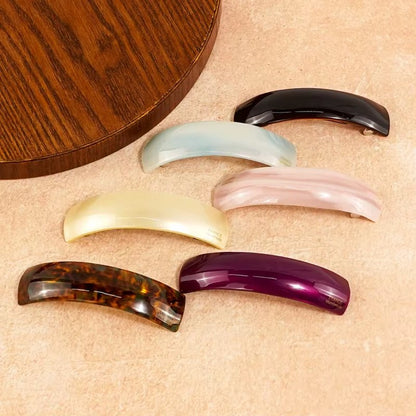 CANYUAN Classic 9.3 Square Acetate Hair Clip Cute Custom Color LOGO Hair Accessories for Party - MCROONS.COM