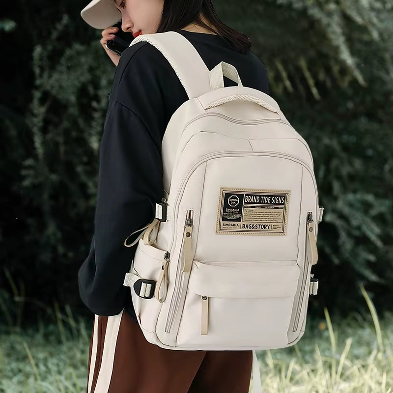 Stylish Laptop Casual Backpack Large Capacity Other Backpack Waterproof Camping Hiking Travel College Laptop Travel Man Woman