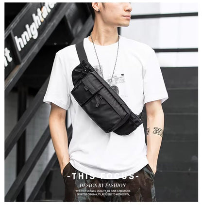 Custom Logo Outdoor Waist Bags for Men Waterproof Running Belt Bags Men Fanny Pack - MCROONS.COM