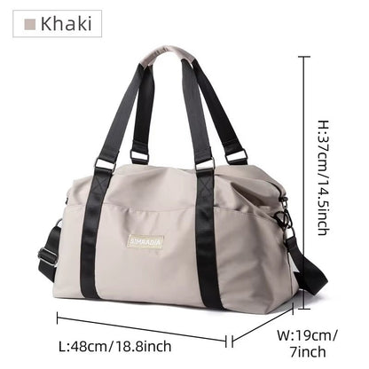 Custom Logo Waterproof Duffel Bag Travel Bag Outdoor for Woman Gym Bags Sports Yoga Handbags for Girl - MCROONS.COM