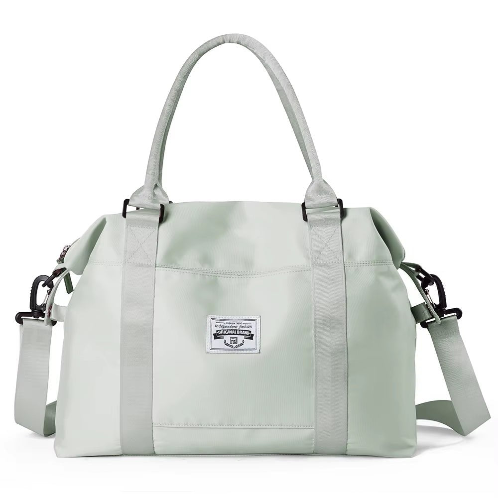Custom Logo Waterproof Duffel Bag Travel Bag Outdoor for Woman Gym Bags Sports Yoga Handbags for Girl - MCROONS.COM