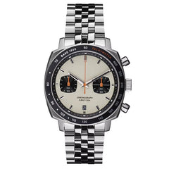 Customized Vintage Style Men Watch Chronograph Cushion Case Shape 316L Stainless Steel .