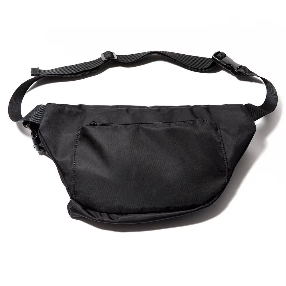 Black Waterproof Crossbody Bags for Men Travel Single Shoulder Bag Men Belt Bag Fanny Pack