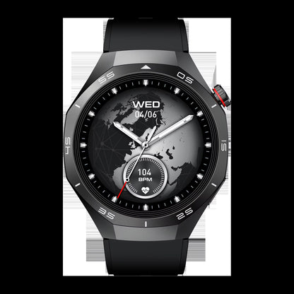 HW95 Black Metal Inteligentes Sport Smart Waterproof Watch Unisex Fitness Outdoor Call Blood Oxygen Multifunction Smartwatch
