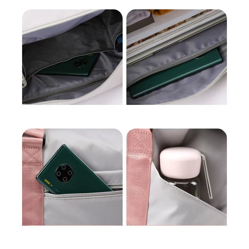 Waterproof Weekend Travel Bag Gym Fashion Casual Duffel Bag Gym Bag for Women