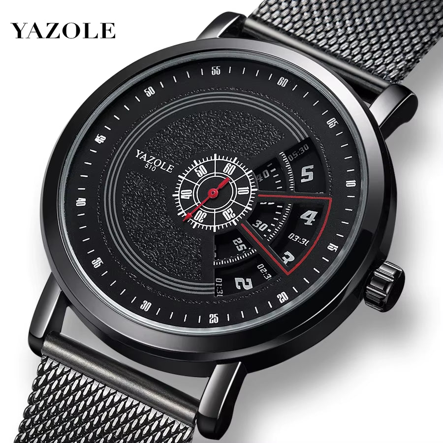 Top Ranking Leisure Spinning Rotate Windows Metal Steel Mens Quartz Watch Waterproof Custom Wristwatches Relojes Wholesale