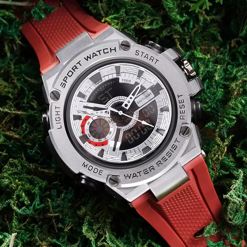 1809B Colorful Alloy Case Waterproof Fashion Watches Luxury Digital Watch Outdoor Sport Men Watch Chronograph