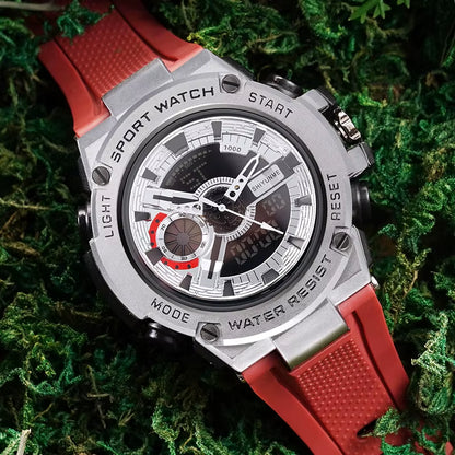 1809B Colorful Alloy Case Waterproof Fashion Watches Luxury Digital Watch Outdoor Sport Men Watch Chronograph