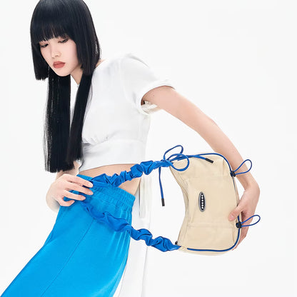 NOXXON Single Shoulder Bag Waterproof Nylon Underarm Bag Casual Purse Bag for Travel Exquisite Shoulder Handbag for Women