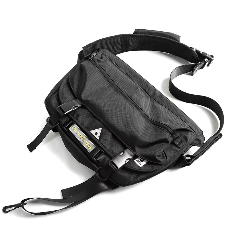 MOYYI Messenger Bags Large Capacity Male Tourist Cycling Messenger Bags for Men Sling Crossbody Bag
