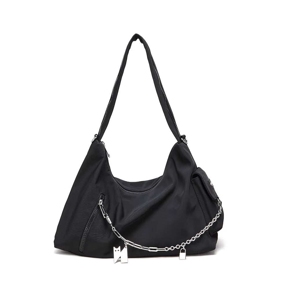 NOXXON Women Messenger Bag Multi Pockets Nylon Waterproof Travel Bag Shoulder Handbag Casual Travel Purse for Girls Daily Use