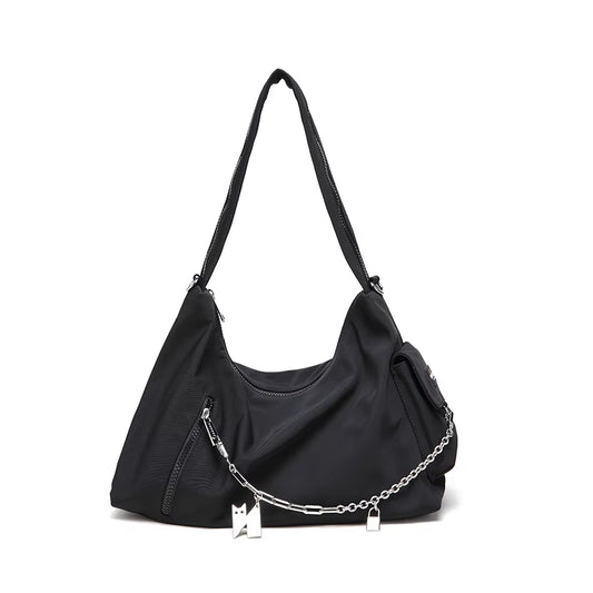 NOXXON Women Messenger Bag Multi Pockets Nylon Waterproof Travel Bag Shoulder Handbag Casual Travel Purse for Girls Daily Use