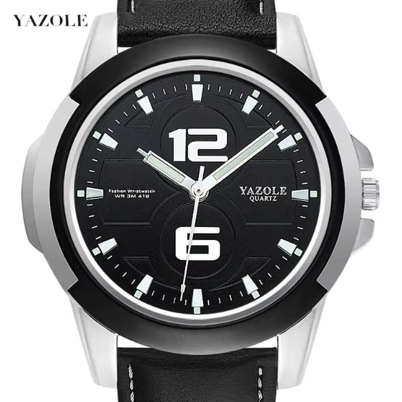 Yazole M 418 Whosale Cheap Luminous Watch Men Business Watch Waterproof High Quality Wristwatches