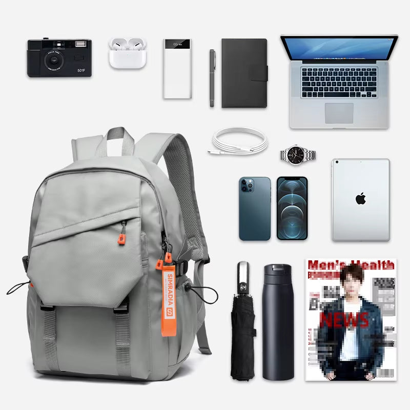 Ready Stock Causal Backpack for Man Multi-Functional Customized Travel Bag Customized Unisex High School Other Backpack Bags