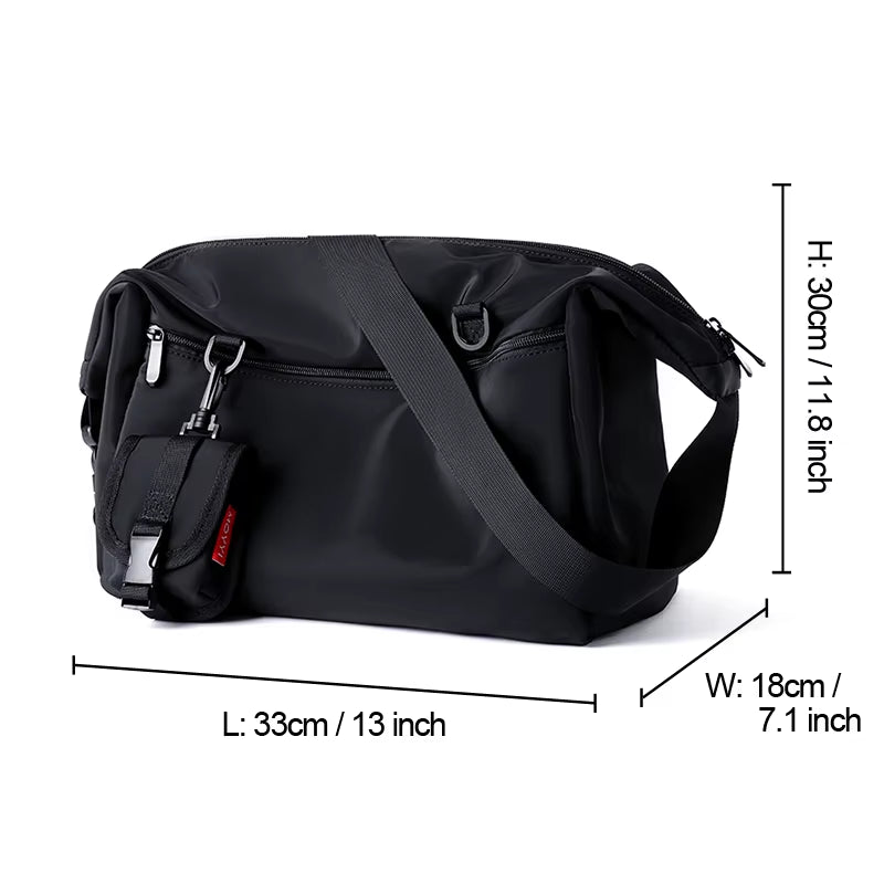 Custom Sport Fashion Style Messenger Crossbody Bag for Men Custom Shoulder Bag