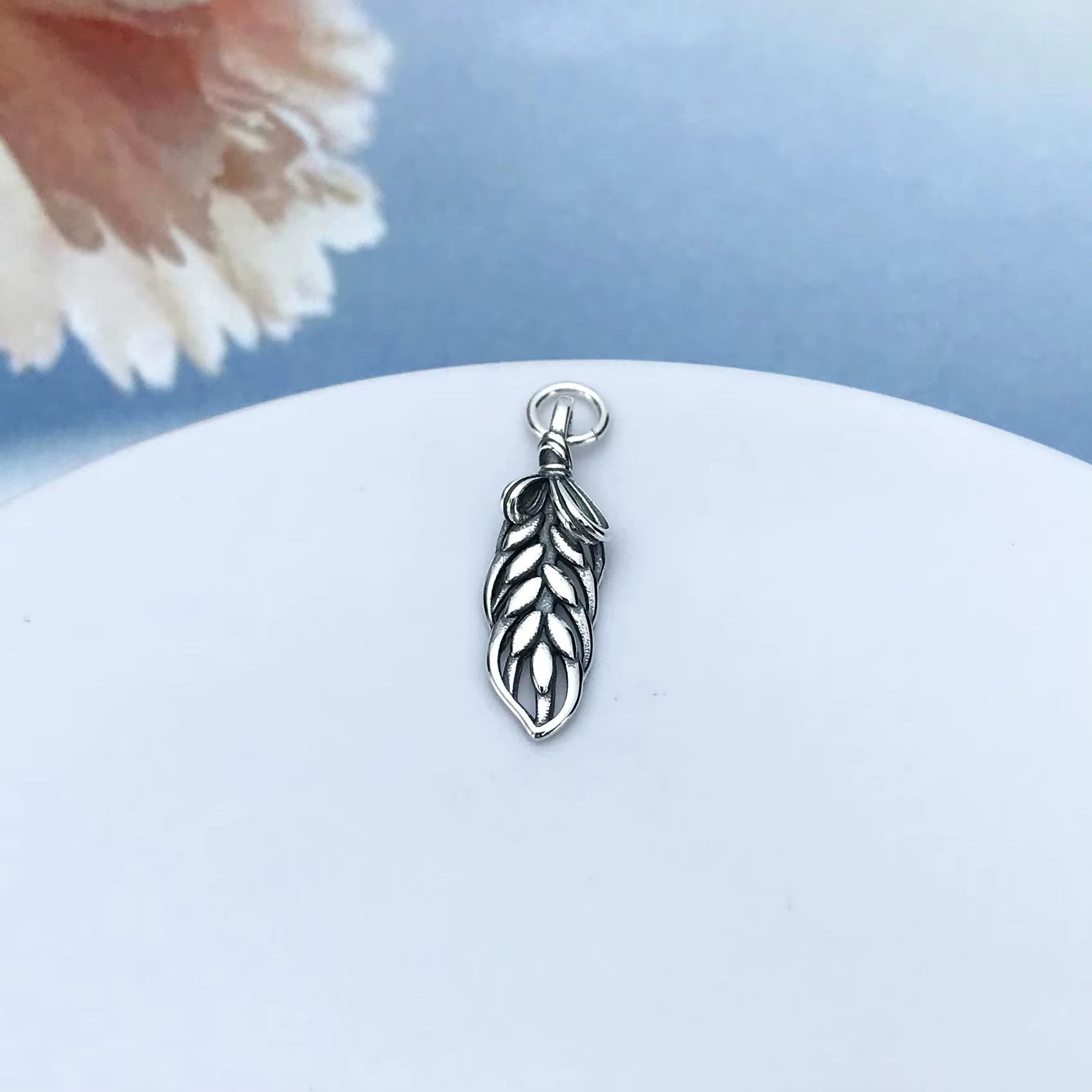 Designer Vintage 925 Sterling Silver Butterfly Pendant Kairui Jewelry'S Fine Anniversary Charms for Women Feather - Infused Charms - MCROONS.COM