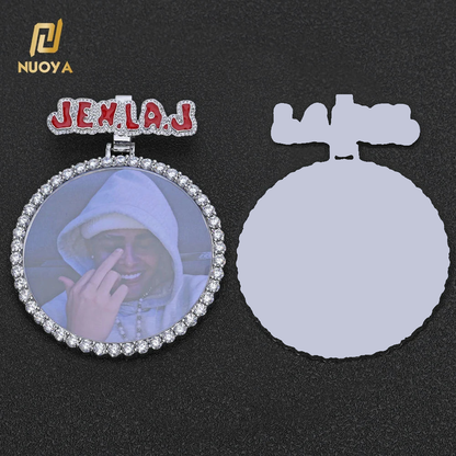NUOYA pendant back plate, silver