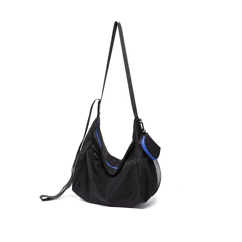 NOXXON Trendy Women'S Retro Large Size Nylon Tote Bag Hobo Crossbody Handbag Casual Shoulder Bag for Daily Life