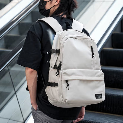 Vintage Modern Book Bags Simple Laptop Backpack Unisex School Backpacks for College Student Travel Daily Rucksack for Man