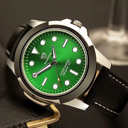 YAZOLE D 372 Luxury Mens Watches Sport Style Hot Sale Factory Custom Logo Quartz Watch Classic Leather Wristwatch Wholesale