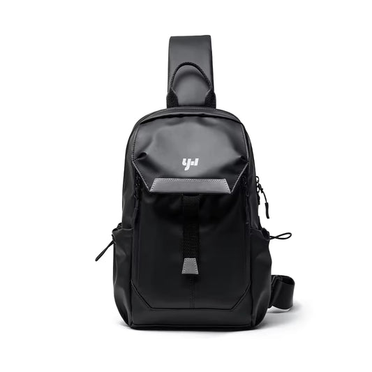Fashion Design Causal Crossbody Bag for Men Cycling Outdoor PVC Leather Men'S Chest Bag Travel Waterproof Sling Shoulder Bags