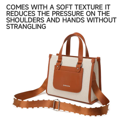 SIMRADIA Fashion Canvas Luxury Handbags Bags for Women Custom Logo Designer Bags Travel Women'S Handbags Outdoor Crossbody Bag