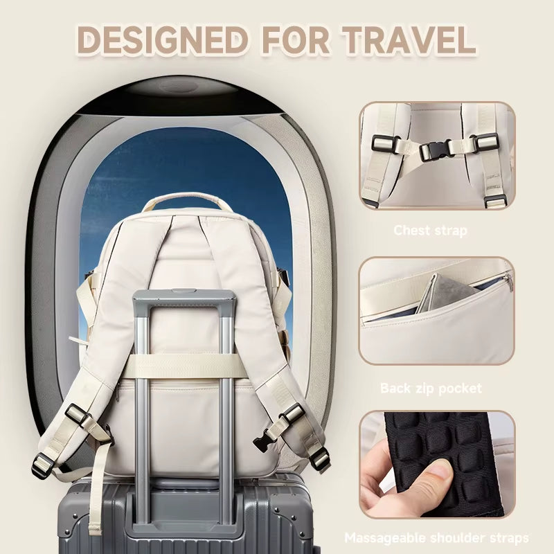 Simradia Larger Capacity Carry on Laptop Backpack for Man Woman Hiking Travel Bag Outdoor Backpacks Overnight Other Backpack