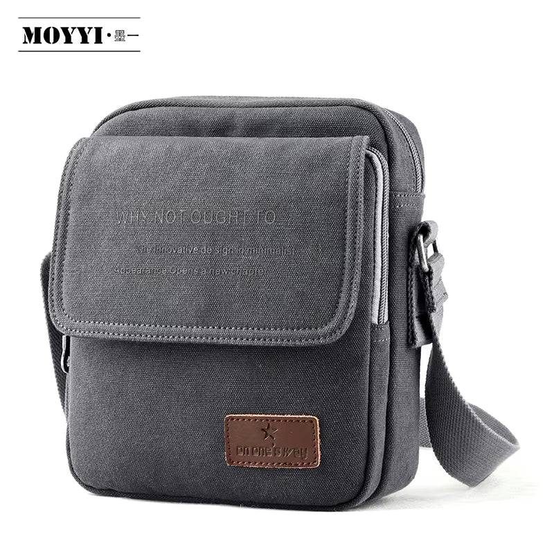 Bike Messenger Shoulder Bags for Men Outdoor Vintage Canvas Crossbody Bags