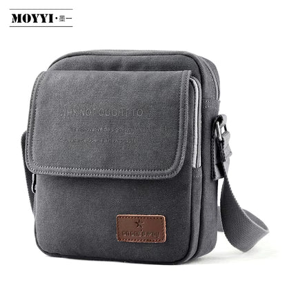Bike Messenger Shoulder Bags for Men Outdoor Vintage Canvas Crossbody Bags