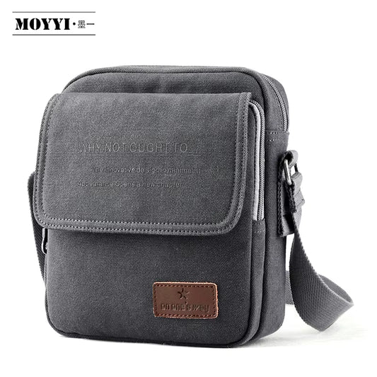 Bike Messenger Shoulder Bags for Men Outdoor Vintage Canvas Crossbody Bags