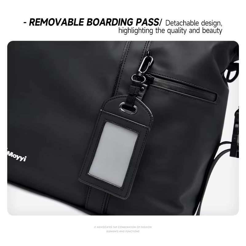 MOYYI Wholesale Customized Men'S Travel Bag PVC Duffel Bag for Men Large Capacity Unisex Waterproof Outdoor Gym Travel Bags