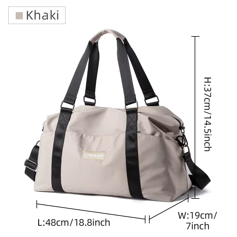 Custom Logo Waterproof Duffel Bag Travel Bag Outdoor for Woman Gym Bags Sports Yoga Handbags for Girl