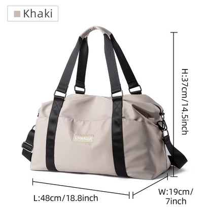 Custom Logo Waterproof Duffel Bag Travel Bag Outdoor for Woman Gym Bags Sports Yoga Handbags for Girl