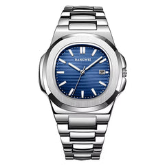 Luxury Men'S Business Wrist Watch Retro Square Waterproof Luminous Quartz Watch for Men
