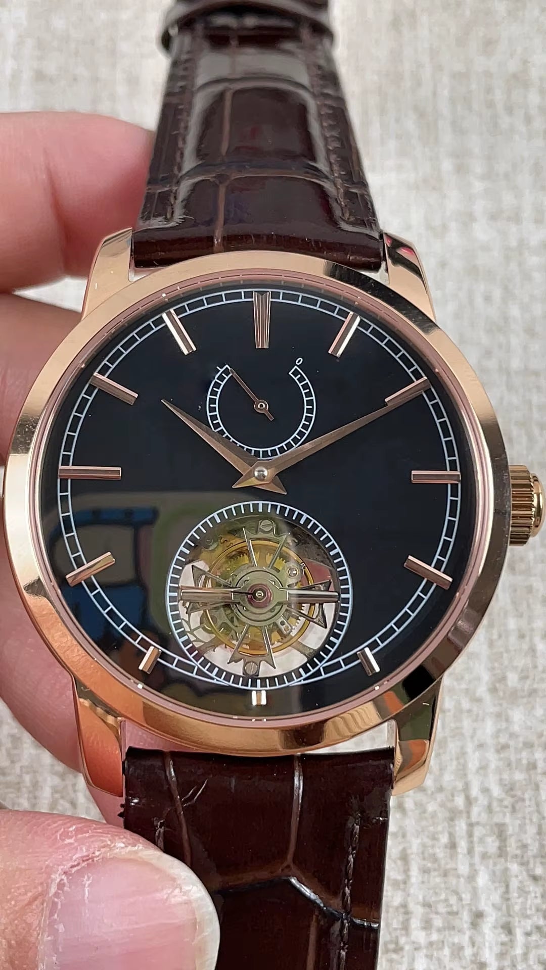 Wacha Man Kinetic Tourbillon Customized by Major Brands Fashionable Business Watch for Men