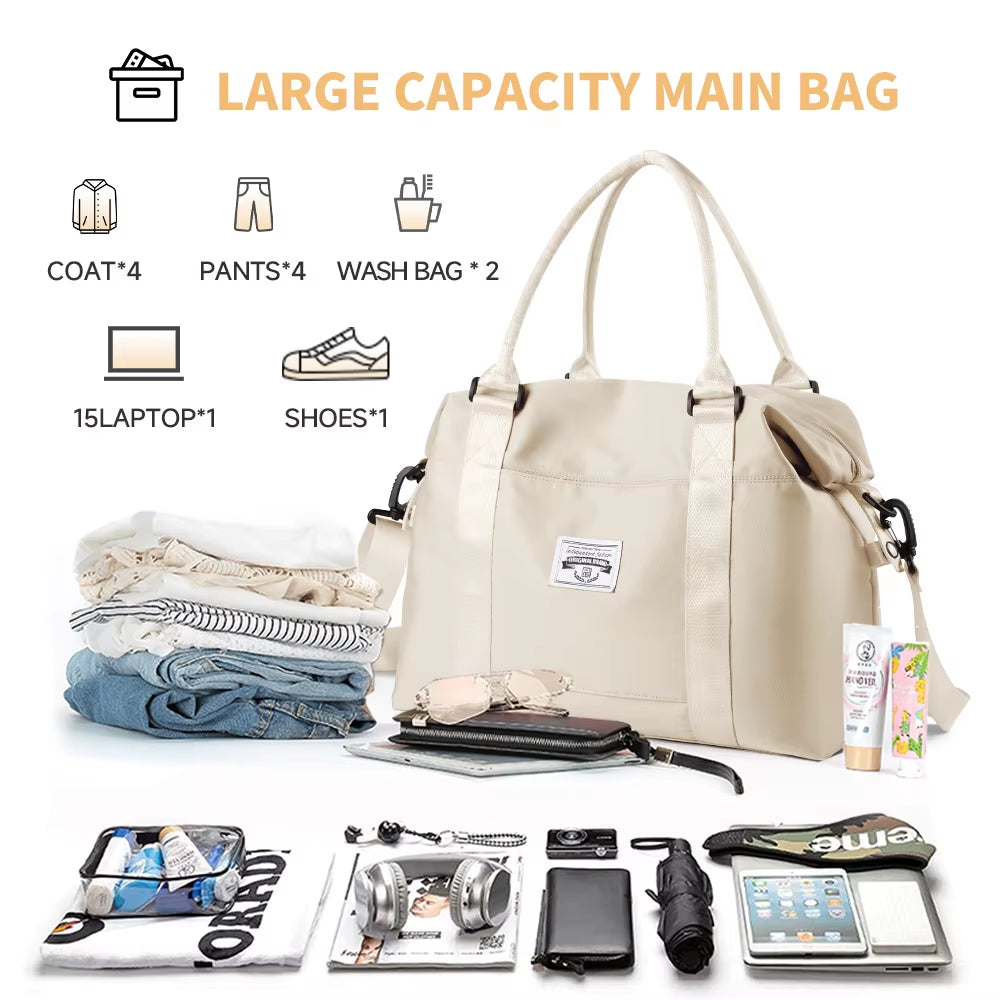 Wholesale Carry on Travel Bags Waterproof Customized Logo Outdoor Overnight Yoga Gym Luggage Bags Duffle Bag for Man Handbags