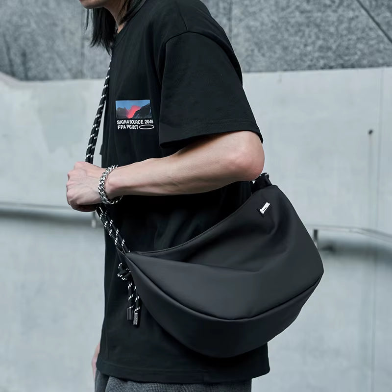 Waterproof PVC Men Sling Crossbody Bags for Men Cycling Crossbody Bags