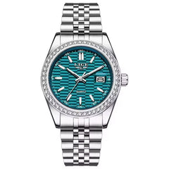 LIGE   Men Watch Classic Original Business Quartz Watch for Man 30M Waterproof Luminous Stainless Steel Band Relojs