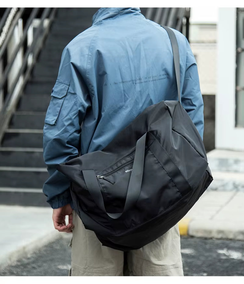 Sports Gym Bag Foldable Storage Lightweight Waterproof Weedend Travel Duffel Bag for Men