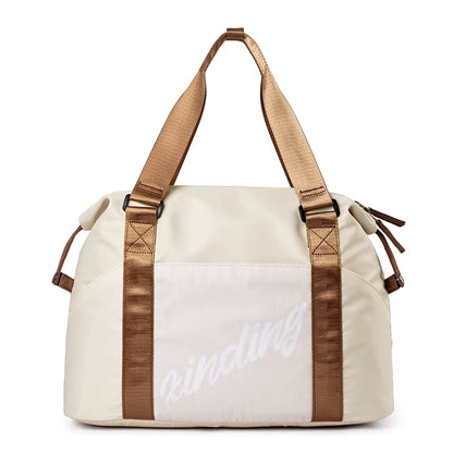 Airplane Friendly Weekend Travel Bags Custom Logo Yoga Duffel Bag Waterproof Travel Sport Gym Bags for Women