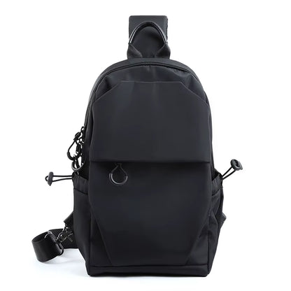 Men'S Sling Bag Large Capacity Unisex Waterproof Shoulder Sling Chest Bag Anti-Theft