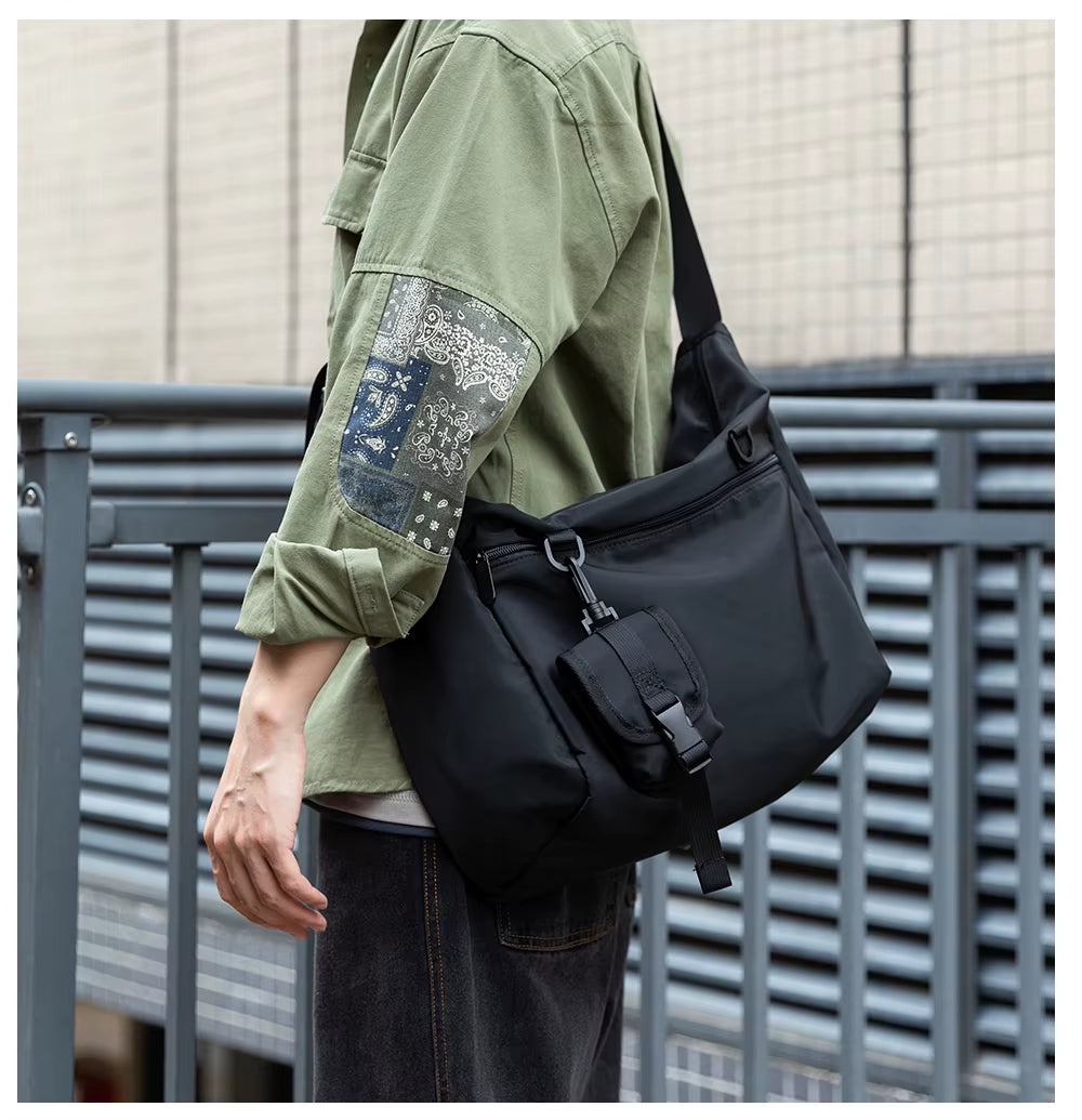 Custom Sport Fashion Style Messenger Crossbody Bag for Men Custom Shoulder Bag