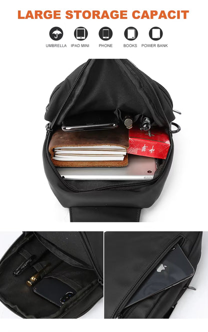 MOYYI Crossbody Sling Bag Sport Outdoor Shoulder Bags for Men Sling Bags