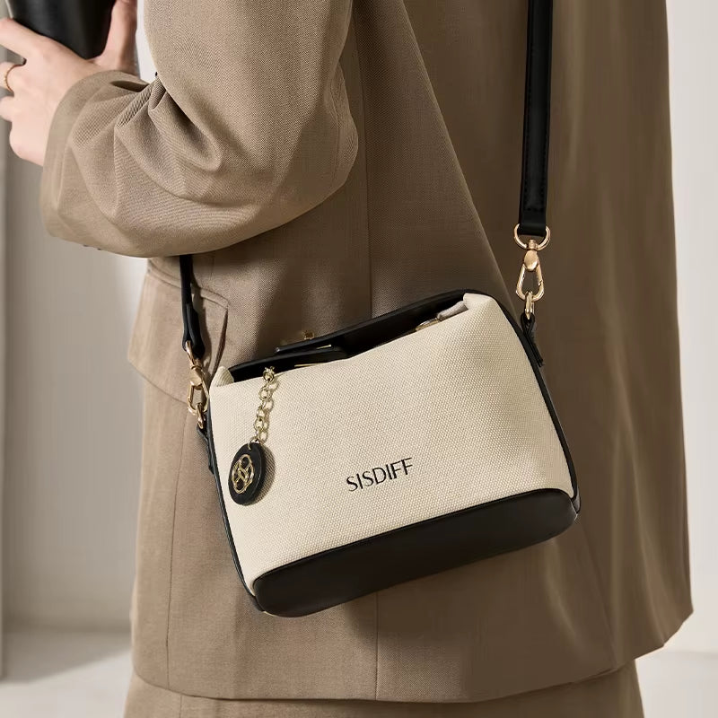 Premium Women'S Cross-Body Shoulder Bag Designer Fashion Purses Handbags with Zipper Closure Two Handles/Straps Polyester Lining